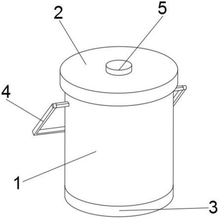 一种水性涂料容纳桶的制作方法