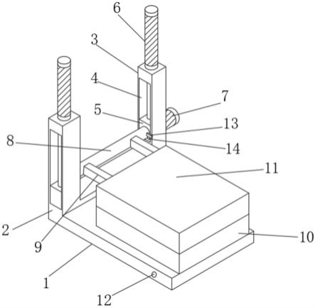 一种手柄注塑加工用注塑架的制作方法