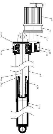 一种工程机械用电驱动高效滚珠丝杆推拉力缸的制作方法