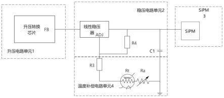 一种SiPM温度补偿电路