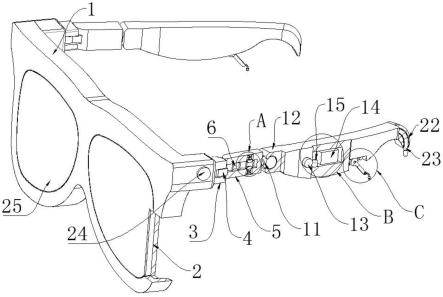一种可无线控制的液晶调光变色AR眼镜的制作方法