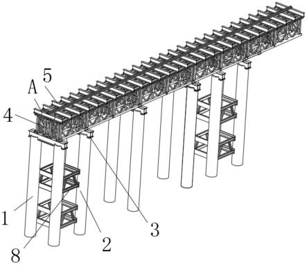一种龙门吊轨道支撑结构的制作方法