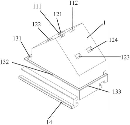 古建筑模型中抱厦组件的制作方法