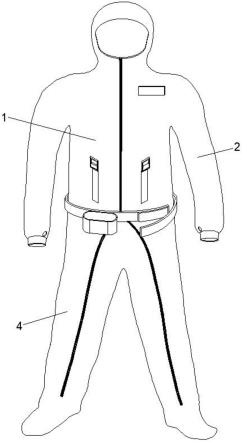 一種易穿脫的醫用連體防護服