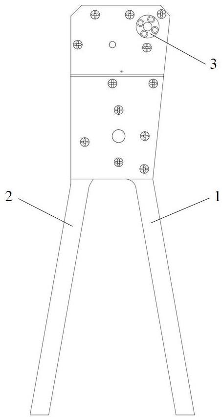 一种并线钳的制作方法