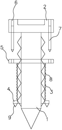 一种可调式防松网纹螺丝的制作方法