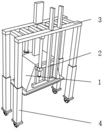一种抛丸机悬挂结构的制作方法