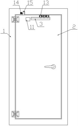 一种安全电磁降噪木门的制作方法