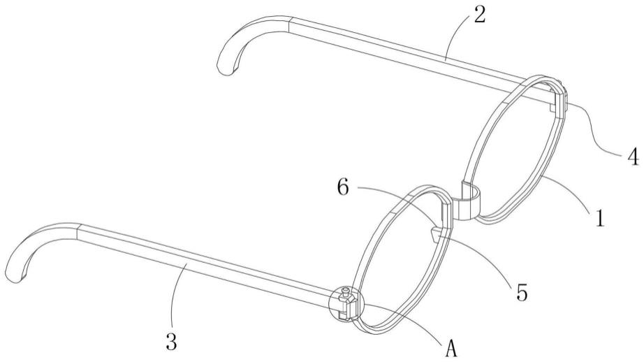一种折叠眼镜的制作方法