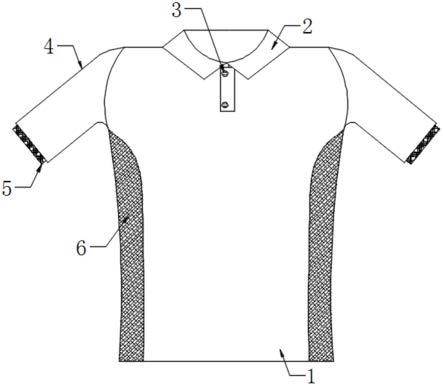 一种吸汗排湿的夏季校服的制作方法