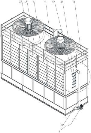 一种工业循环水冷却塔的制作方法
