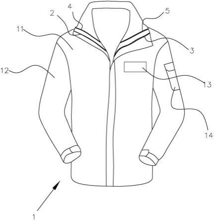 一种复合保暖内胆的工装外套的制作方法