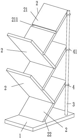 一种树形书架的制作方法