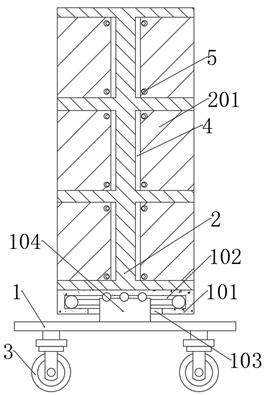 一种基于档案管理用可进行档案袋固定的档案柜的制作方法