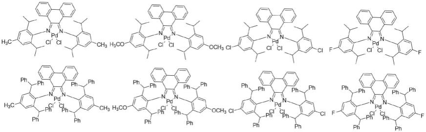 基于菲醌α-二胺的钯类催化剂及其制备方法和应用