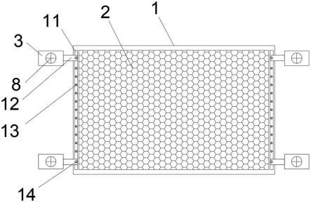 建筑施工防坠落金属防护网的制作方法