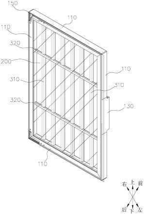 一种单面格栅铝框玻璃门及其拼装方法与流程