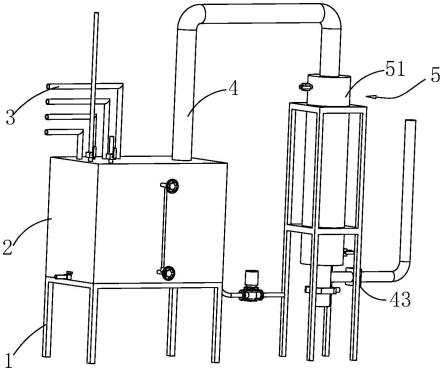 一种炭化炉尾气处理装置的制作方法