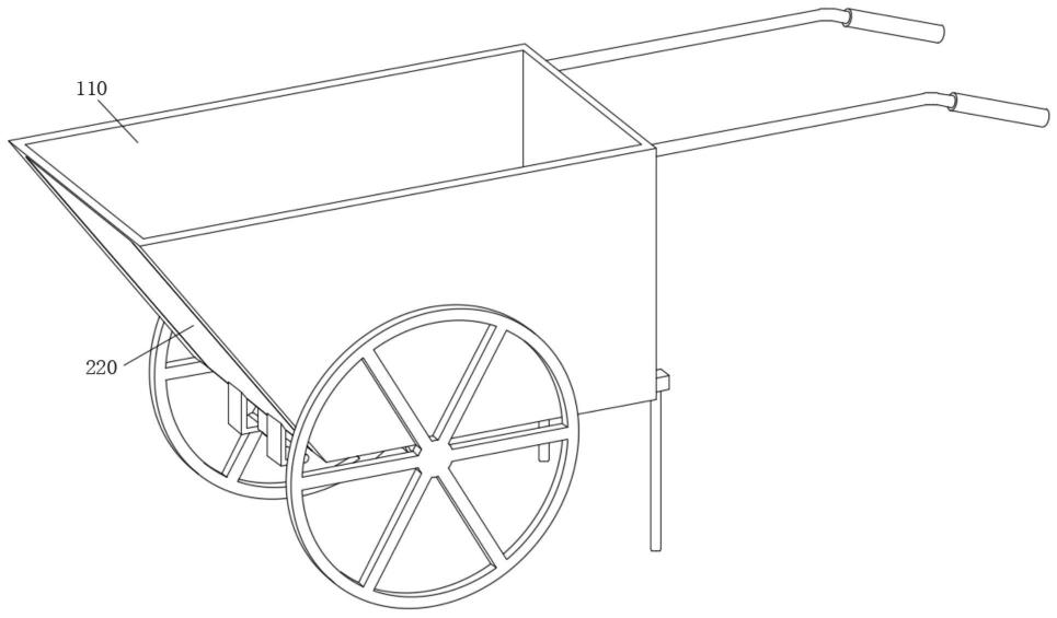 一种建筑施工用手推车的制作方法