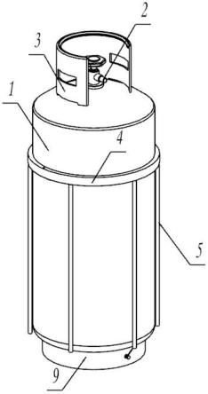 一种方便移动搬运的液化石油气钢瓶结构的制作方法