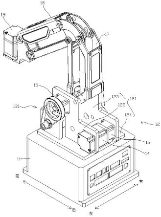 转台结构、驱动组件、轻量级工业桌面机械臂及机器人的制作方法