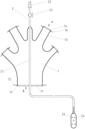 一种用于简易单孔腹腔镜入路平台的一次性入路胶套的制作方法