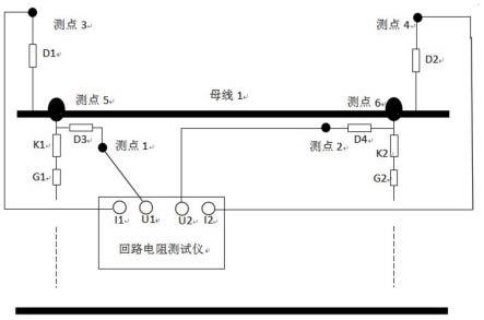 用于测量母线回路电阻的装置及方法与流程