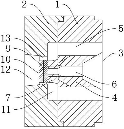 一种铝型材散热器热挤压模具及其制作方法与流程