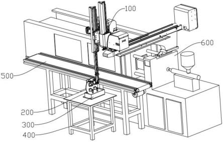 分丝辊支座自动化定型生产装置的制作方法