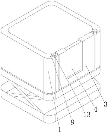 一种高空建筑施工升降装置用防护栏的制作方法