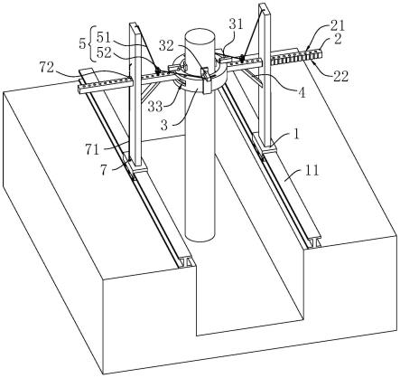 一种三轴搅拌桩内插预应力管桩施工结构及施工工艺的制作方法