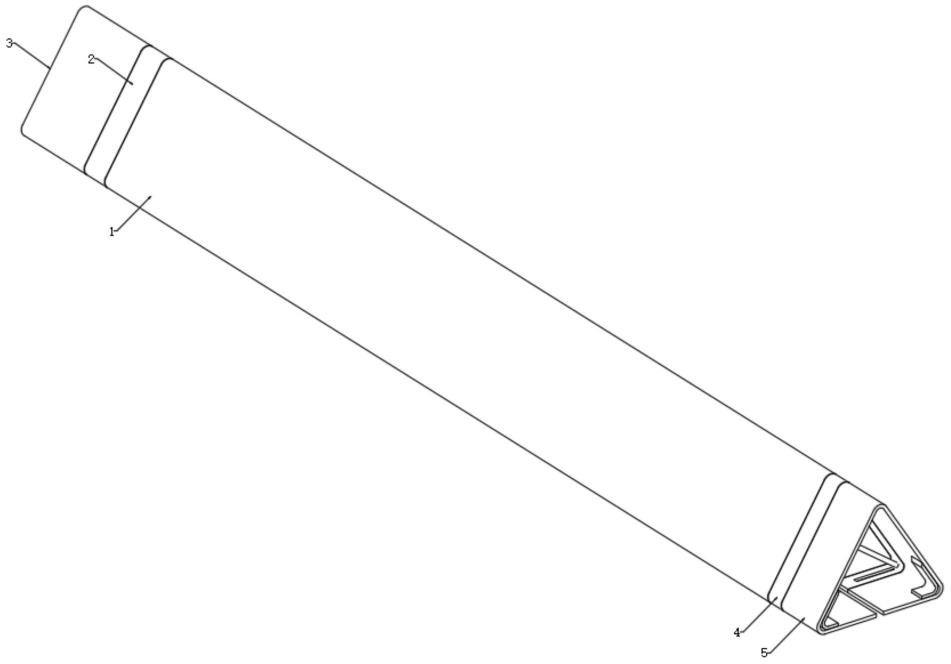 一种轻量型玻璃钢挤压型材的制作方法