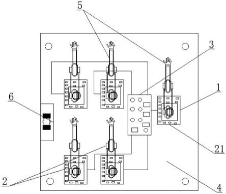 一种随动控制四方同步协同机器人的制作方法