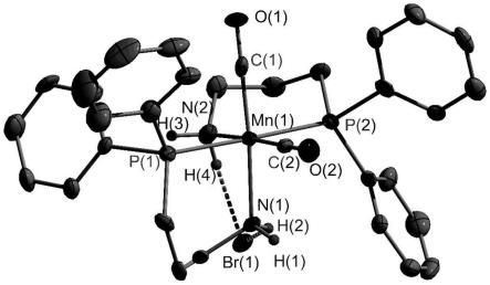 一种膦胺锰配合物催化剂及其制备方法和应用