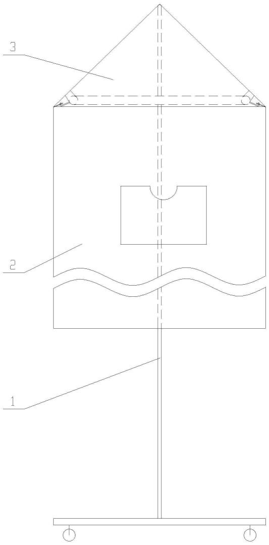 一种隔离衣防尘罩用具