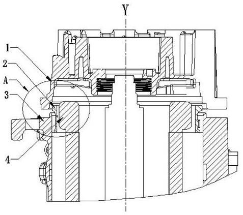 一种油冷电机端盖与喷油环配合结构的制作方法