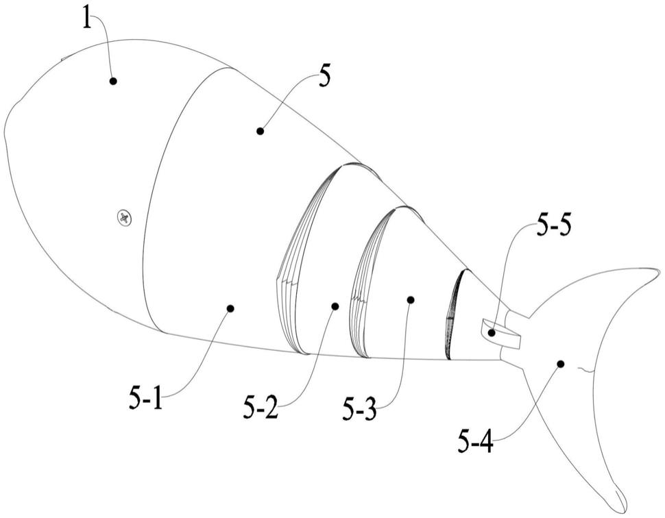 仿生机械鱼结构简图图片