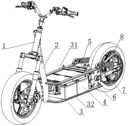一种电动摩托车结构的制作方法