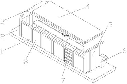 1.本發明屬於公交站臺技術領域,特別涉及一種公交車站用導視裝置.