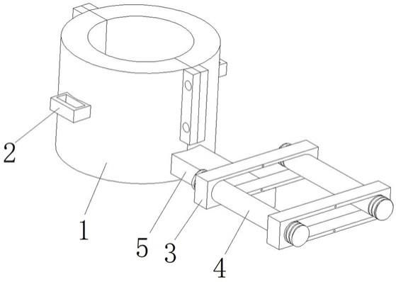 一种建筑用波纹管的竖向固定支撑装置的制作方法