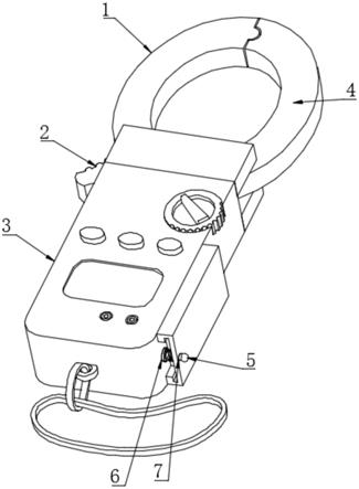 钳形电流表工作原理图图片