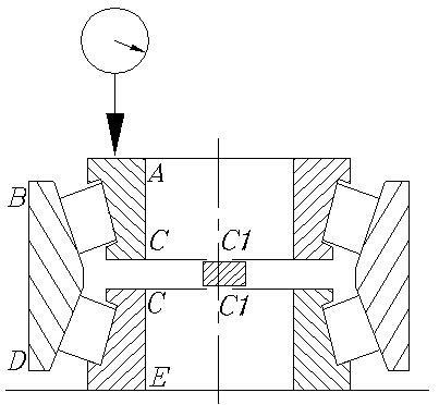 一种双列圆锥滚子轴承游隙调整方法与流程