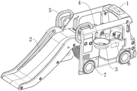 一种多用巴士滑滑梯的制作方法