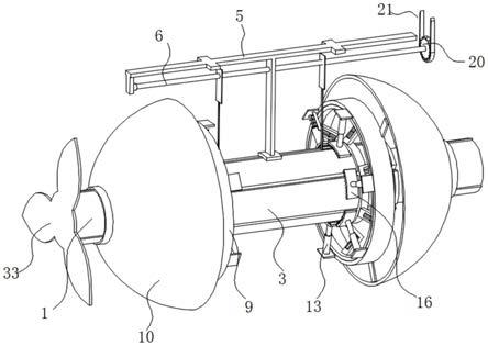 半浸桨推进器设计图图片