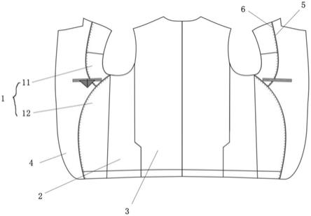 一种西服里布结构的制作方法