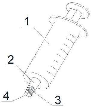 注射器素描图片