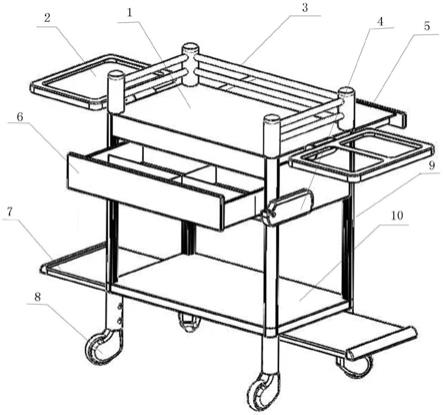 多功能治疗车设计图图片