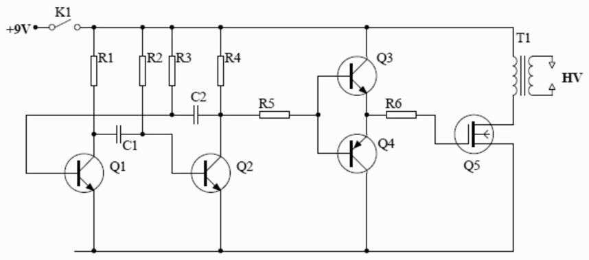 脉冲点火器电路图图片