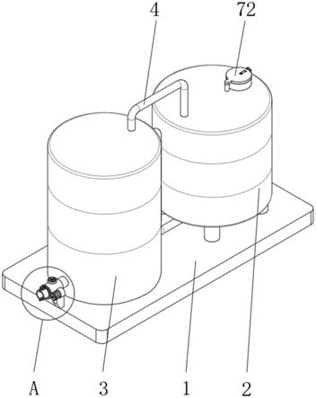 蒸馏装置手绘图图片