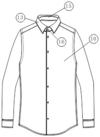 一種不倒直立領襯衫的製作方法